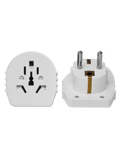Microconnect PETRAVEL15 netstekker adapter Universeel Wit