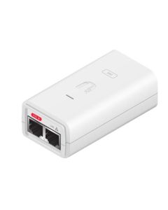 Ubiquiti POE-24-12W-G-WH, RJ-45, IEC-320 C6, 24 V 0.5 A, 100-240 V AC 50/60 Hz, 89x46x33 mm, white