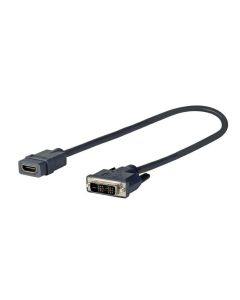Vivolink PRODVIADAPHDMI video kabel adapter 0,2 m DVI-D HDMI Zwart
