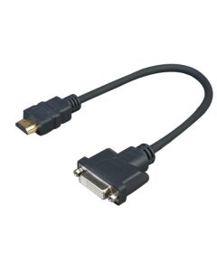 Vivolink PROHDMIADAPDVI video kabel adapter 0,2 m HDMI Type A (Standaard) DVI-D Zwart