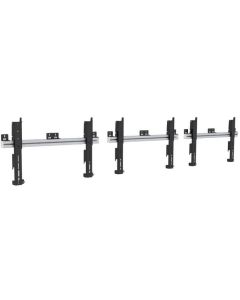 SMS PW010001, Multi Display Wall, Max 100 kg, 37" - 65" Displays, VESA 200x100 to 800x400, Black/Aluminum