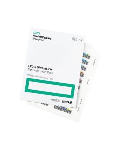 Hewlett Packard Enterprise LTO-8 Ultrium RW Bar Code Label Pack