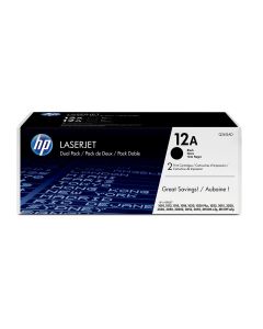 HP 12A originele zwarte LaserJet tonercartridge, 2-pack