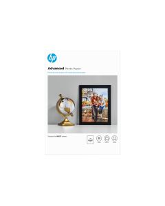 HP Advanced fotopapier, glanzend, 250 g/m2, A4 (210 x 297 mm), 25 vellen