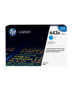 HP 643A originele cyaan LaserJet tonercartridge
