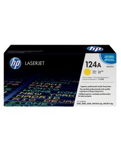 HP 124A originele gele LaserJet tonercartridge