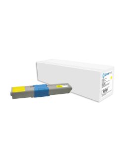 CoreParts QI-OK1002Y tonercartridge 1 stuk(s) Compatibel Geel