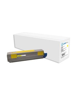 CoreParts QI-OK1009Y tonercartridge 1 stuk(s) Compatibel Geel