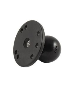 RAM Mounts RAM Ball Adapter with Round Plate and 3/8"-16 Threaded Hole