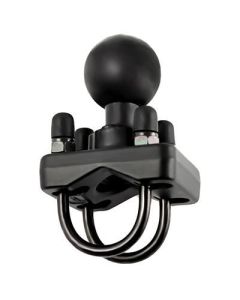 RAM Mounts RAM Double U-Bolt Ball Base for 1" - 1.25" Rails