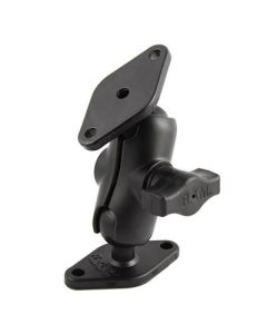RAM Mounts RAM Double Ball Diamond Plate Mount