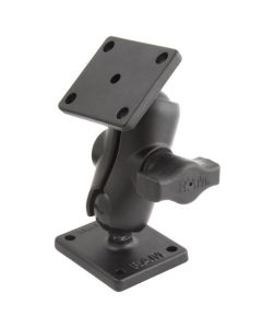 RAM Mounts Drill-Down Double Ball Mount with Rectangle AMPS Plates
