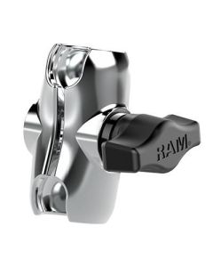 RAM Mounts RAM Chrome Double Socket Arm
