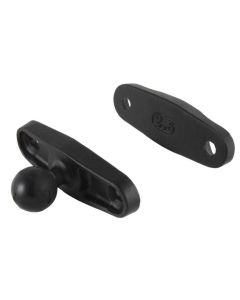 RAM Mounts RAM 2" Max Width Clamp Base with 1" Ball (No Hardware)