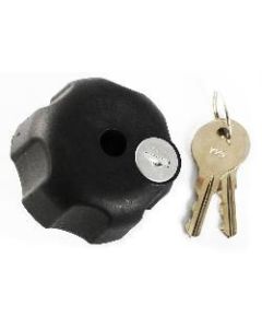 RAM Mounts RAM Key Lock Knob with Steel Insert for B Size Socket Arms