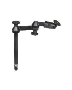 RAM Mounts RAM 12" Upper Pole with Double Swing Arms & Round Plate