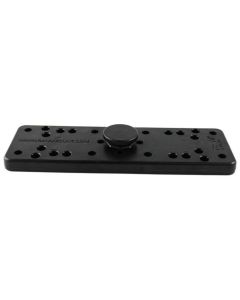 RAM Mounts Composite Octagon Button with Universal Electronics Plate, Black