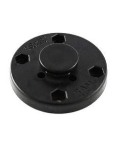 RAM Mounts RAM Composite Octagon Button with Round Plate