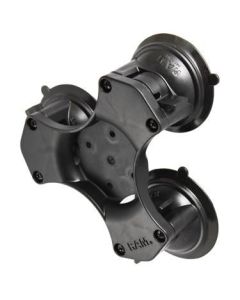 RAM Mounts RAM Twist-Lock Triple Suction Cup Base with AMPS Hole Pattern