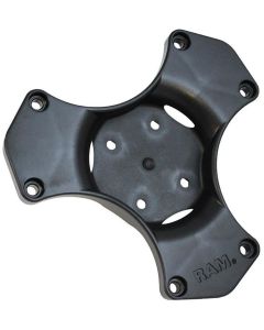 RAM Mounts Triple Base Plate Adapter, Black
