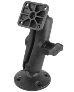 RAM Mounts Composite Drill-Down Double Ball Mount with Rectangle AMPS Plate