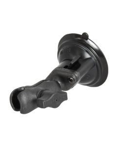 RAM Mounts Twist-Lock Composite Suction Base with Double Socket Arm, Black