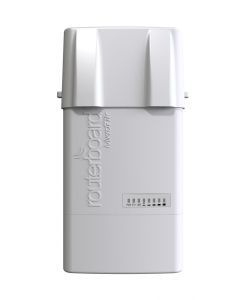 MikroTik 1 x Gigabit Ethernet, 4900 - 5920MHz, 802.11a/n, 8 - 30V, 64MB DDR, CPU 600MHz, PoE, 10W max, RouterOS