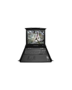 Adder RD1916, 16 port, 48.26 cm (19") , 1280x1024, RS-232, RJ-45, 1U, 589x650x44 mm, 100-240VAC 0.5A 50-60Hz, Norwegian keyboard +Euro IEC