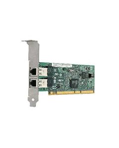 Hewlett Packard Enterprise NC7170 dual port Gigabit Ethernet network interface adapter board, 10/100/1000Base-T - Has two RJ-45 ports, requires one PCI slot