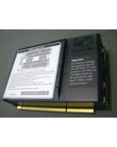 Hewlett Packard Enterprise E7 memory cartridge (has 'E7' label on the cartridge) - Holds the DIMM modules for the processor - Plugs in the system processor and memory cartridge board - NOTE: cannot be interchanged with the standard memory cartridge