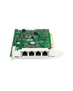 Hewlett Packard Enterprise The HP NC150T PCI four-port Gigabit Combo Switch Adapter is a Gigabit switch and PCI NIC integrated on a single card that provides four external switched ports. It fits into a single PCI slot and is targeted to ProLiant 100 and 