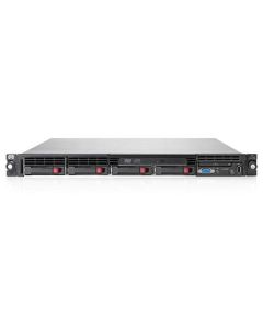 Hewlett Packard Enterprise 4 bay Hot-Plug SAS/SATA Drives, Smart Array P410i/Zero Memory Controller, NC382i Dual Port Multifunction Gigabit Server Adapter, Lights-Out 2 (iLO 2) embedded, 1 Internal Secure Digital (SD) slot, 3 fan modules, 1U Rack (1.75")