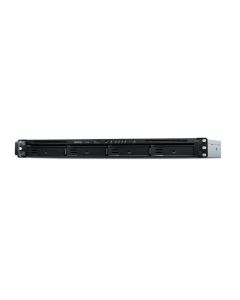 Synology RX418, 4-bay, 1U, 4x 3.5/2.5" HDD/SSD, eSATA, 100 W PSU, 480x325x44 mm