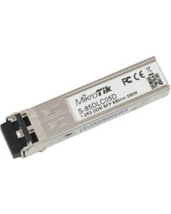 MikroTik 1.25G, 850nm Dual LC connector, 550m, MM, DDMI