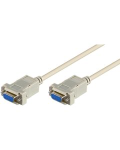 Microconnect SCSENN2 seriële kabel Wit 1,8 m DB-9