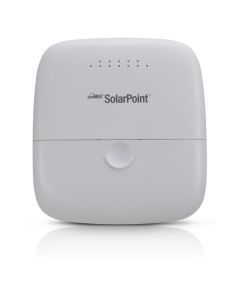 Ubiquiti SunMAX SolarPoint, (4) 10/100 RJ-45, Wi-Fi (2.4 GHz), IPx4, PoE 17W, DC 24W, 40W Max
