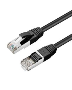 Microconnect SSTP60015S netwerkkabel Zwart 0,15 m Cat6 S/FTP (S-STP) Rond