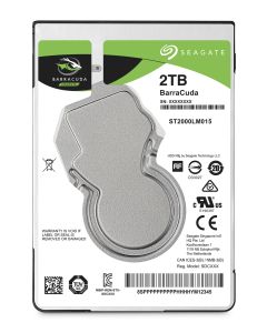 Seagate Barracuda 2.5" interne harde schijf 2 TB 5400 RPM 128 MB 2.5" SATA III