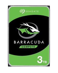 Seagate Barracuda ST3000DM007 interne harde schijf 3 TB 5400 RPM 256 MB 3.5" SATA III