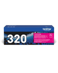 Brother TN-320M tonercartridge 1 stuk(s) Origineel Magenta