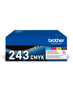 Brother TN-243CMYK tonercartridge 1 stuk(s) Origineel Zwart, Cyaan, Magenta, Geel