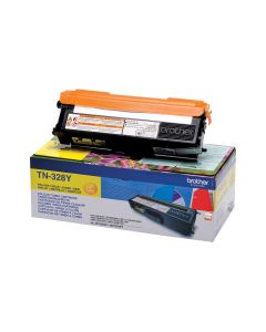 Brother TN-328Y tonercartridge 1 stuk(s) Origineel Geel