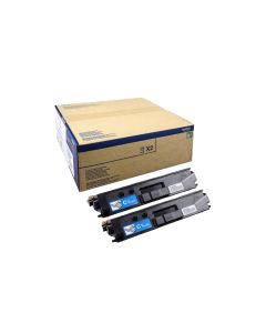 Brother TN-329CTWIN tonercartridge 2 stuk(s) Origineel Cyaan
