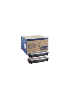 Brother TN-3380TWIN tonercartridge 2 stuk(s) Origineel Zwart