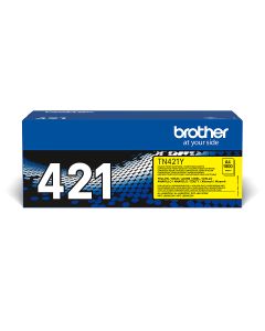 Brother TN-421Y tonercartridge 1 stuk(s) Origineel Geel