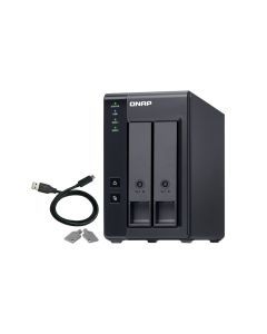 QNAP TR-002 behuizing voor opslagstations HDD-/SSD-behuizing Zwart 2.5/3.5"