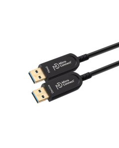 Microconnect USB3.0AA10BOP USB-kabel USB 3.2 Gen 1 (3.1 Gen 1) 10 m USB A Zwart