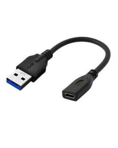Microconnect USB3.0ACF02 USB-kabel USB 3.2 Gen 1 (3.1 Gen 1) 0,2 m USB A USB C Zwart