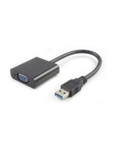 Microconnect USB3.0VGA USB grafische adapter 1920 x 1080 Pixels Zwart