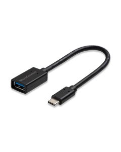 Microconnect USB3.1CAF02BH USB-kabel USB 3.2 Gen 1 (3.1 Gen 1) 0,2 m USB C USB A Zwart